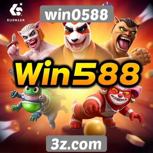 Diversidade de jogos disponíveis no win0588